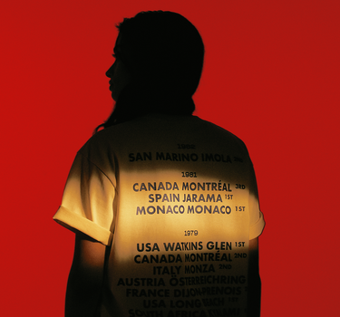 T-shirt podium Gilles Villeneuve