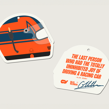 Gilles Villeneuve Full Throttle Air Freshener